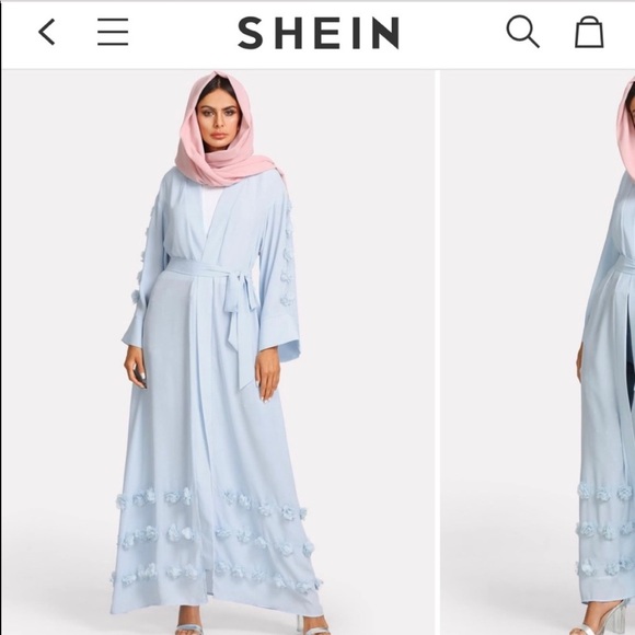 shein abaya dress